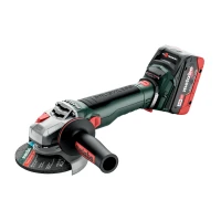 Акумуляторна кутова шліфмашина Metabo WB 18 LT BL 11-125 QUICK + 2 АКБ 8 Аг із ЗП і METABOX 165 L (613054810)