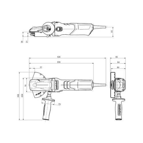 Угловая шлифмашина Metabo WEVF 10-125 Quick Inox (613080000)