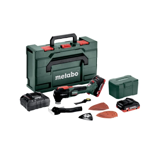 Акумуляторна багатофункціональна шліфмашина Metabo MT 18 LTX BL QSL (АКБ + ЗП) (613088800)