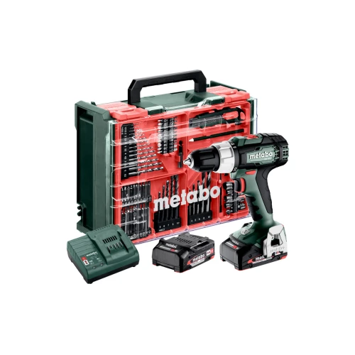 Акумуляторний ударний дриль-шурупокрут Metabo SB 18 L Set ( ЗП і АКБ) (614053710)