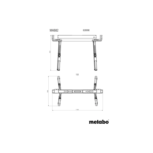 Комплект козлов Metabo МАВ 82 (626990000)