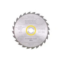 Пиляльний диск Metabo «Power Cut Wood - Professional» Z24 WZ 25° 250x30 мм (1 шт.) (628012000)