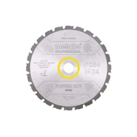 Диск пиляльний METABO "POWER CUT WOOD - PROFESSIONAL", 254X30, Z24 WZ 5° NEG. (628220000)