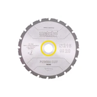Пильный диск Metabo "Power Cut Wood - Professional" Z20 WZ -5° 216x30 мм (1 шт.) (628230000)