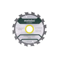 Пильный диск METABO «POWER CUT WOOD — CLASSIC», 165X30, Z16 WZ 5° /B (628416000)