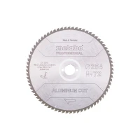 Пиляльний диск Metabo «Aluminium Cut - Professional» Z72 FZ/TZ -5° 254x30 мм (1 шт.) (628447000)