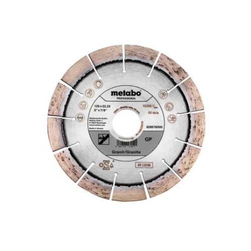 Диск отрезной Metabo GP Granite Professional 125x22,2 мм (628576000)