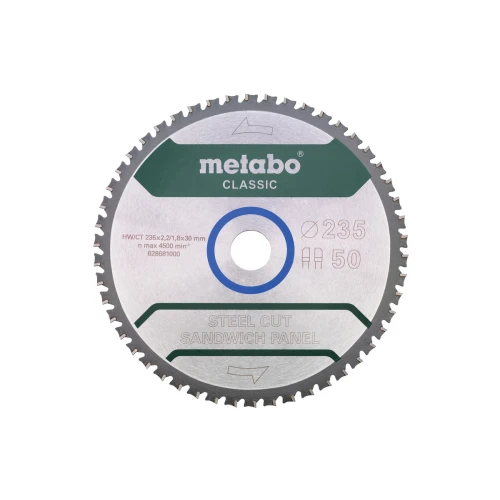 Пиляльний диск Metabo «Steel Cut/Sandwich Panel — Classic» Z50 FZ/FA 4° 235x30 мм (1 шт.) (628681000)