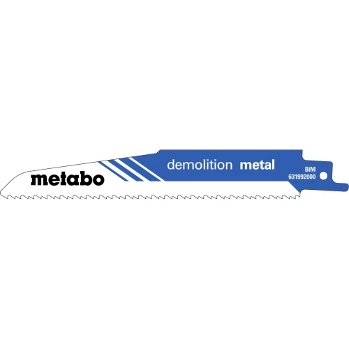 Шабельне полотно по металу METABO Demolition Metal S 920 CF 1.6 x 150 мм (5 шт.) (631992000)
