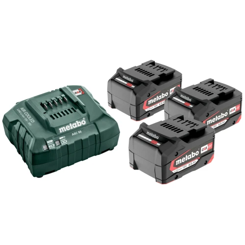 Набір акумуляторів Metabo 3 x 4.0 Ач + ASC 55 (685049000)