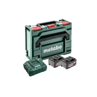 Комплект аккумуляторных батарей Metabo Li-Power 18 В 2х4 Аh с зарядным устройством в кейсе (685064000)