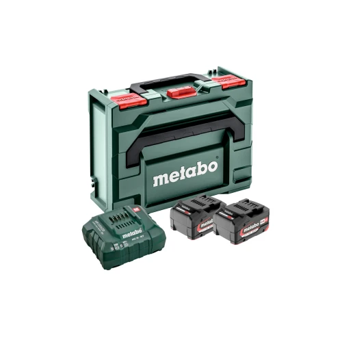 Комплект аккумуляторных батарей Metabo Li-Power 18 В 2х4 Аh с зарядным устройством в кейсе (685161000)