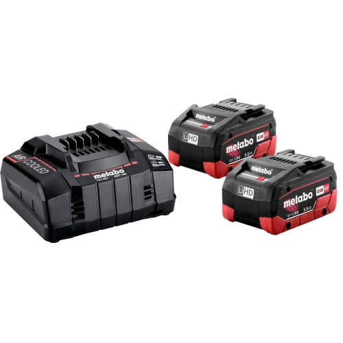 Набор аккумуляторов Metabo 2 x LiHD 5.5 Ah + ASC 145 (685122000) 
