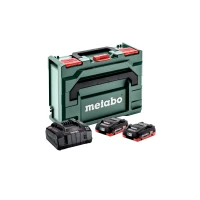Набор аккумуляторов Metabo 2 x LiHD 4.0Ah, ASC 145 + MetaBOX 145 (685130000) 