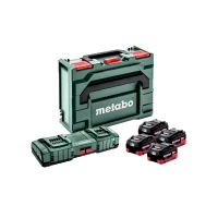 Базовый комплект аккумуляторов Metabo metaBOX (4 АКБ + ЗУ) (685143000)