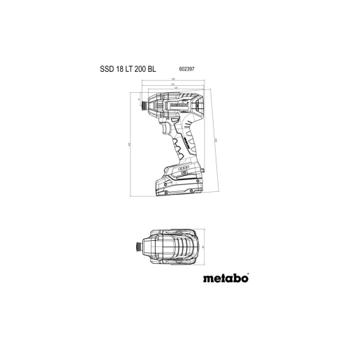 Акумуляторний інструмент у комплекті Metabo Combo Set 2.8.3 18 V metaBOX (685195000)