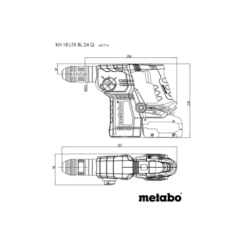 Акумуляторний інструмент у комплекті Metabo Combo Set 2.4.8 18 V (685219650)