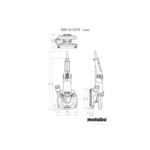 Комплект електроінструментів Metabo RSEV 19-125 RT + ASR 35 L ACP Set (691000000)