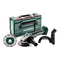 Аккумуляторная угловая шлифмашина Metabo Set W 18 L BL 9-125 (без АКБ и ЗУ) (691225000)