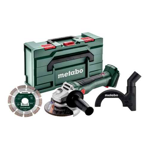Аккумуляторная угловая шлифмашина Metabo Set W 18 L BL 9-125 (без АКБ и ЗУ) (691225000)