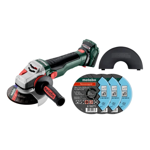 Аккумуляторная угловая шлифмашина Metabo Set WB 18 LTX BL 15-125 Quick (без АКБ и ЗУ) (691226000)