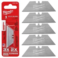 Змінні трапецієподібні леза для ножів Milwaukee (5 шт.) (48221905)