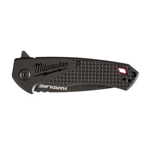 Нож складной Milwaukee HARDLINE Serrated с зазубренным лезвием 75 мм (48221998)