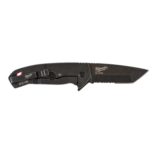 Нож складной Milwaukee HARDLINE Serrated с зазубренным лезвием 75 мм (48221998)