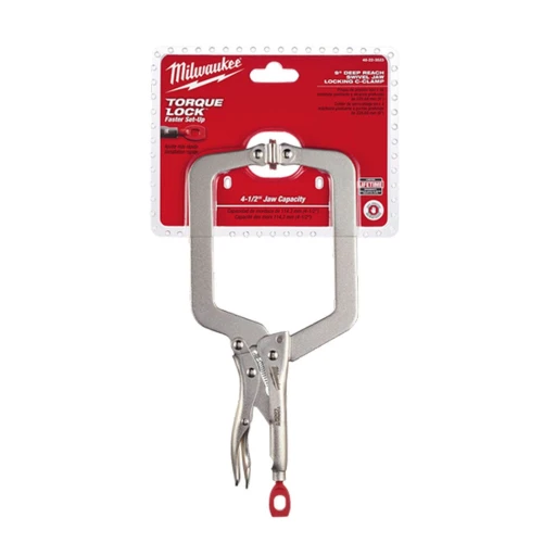 Затискач-струбцина з шарнірними губками Milwaukee Torque Lock тип C 230 мм (48223523)