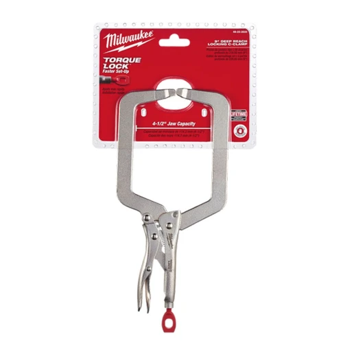 Затискач-струбцина з нерухомими губками Milwaukee Torque Lock тип C 230 мм (48223533)
