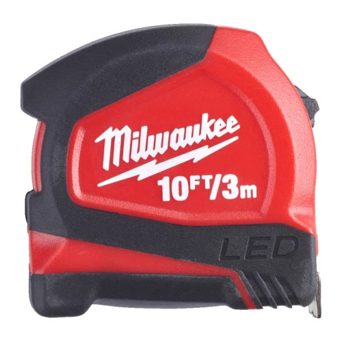 Рулетка измерительная с подсветкой Milwaukee LED 3 м x 12 мм (48226602М)