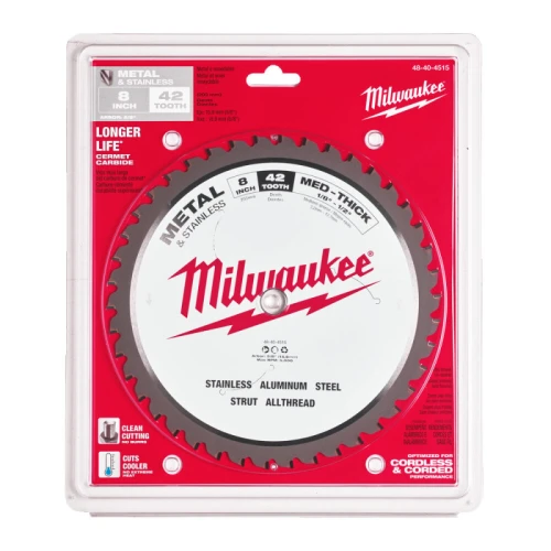 Пильний диск по металу Milwaukee 42 T 203x5/8"x1.8 мм (48404515)