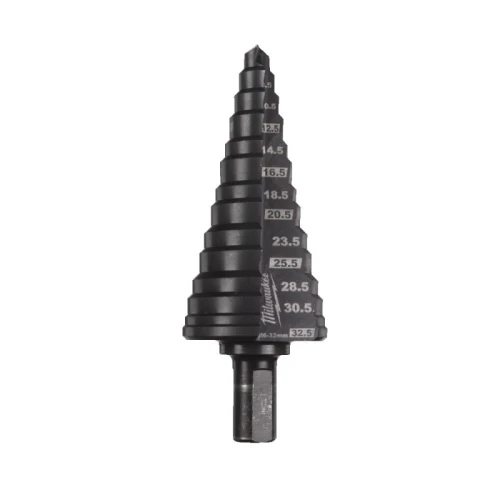 Сверло ступенчатое с шагом 2 мм Step Drill COBALT ALCRN Milwaukee Ø 6 - 32 мм (48899380)
