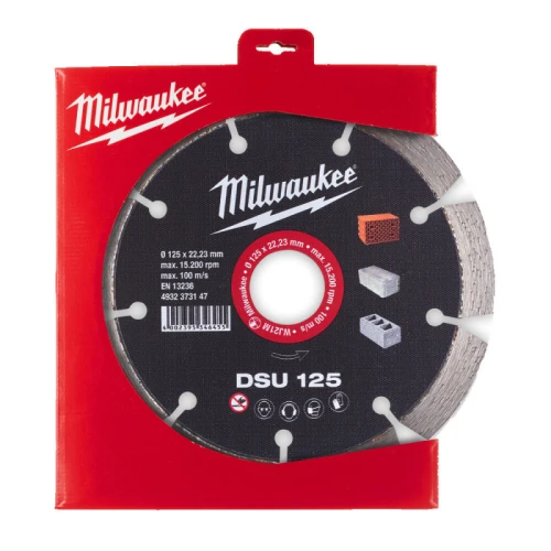 Диск алмазный сегментный Milwaukee DSU 125 125x22.23 мм (4932373147)