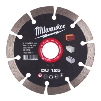 Диск алмазний сегментний Milwaukee DU 125 125x22.23 мм (4932399522)