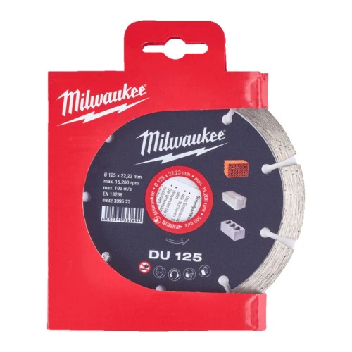 Диск алмазний сегментний Milwaukee DU 125 125x22.23 мм (4932399522)
