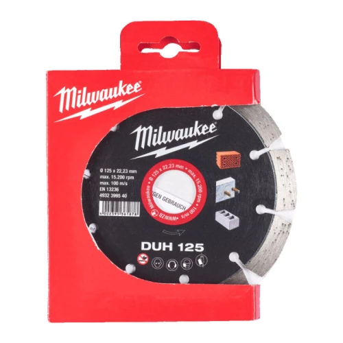 Диск алмазний сегментний Milwaukee DUH 125 125x22.23 мм (4932399540)