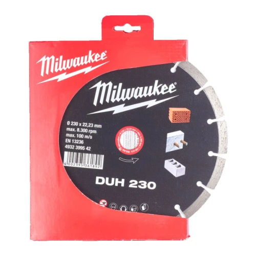 Диск алмазний сегментний Milwaukee DUH 230 230x22.23 мм (4932399542)