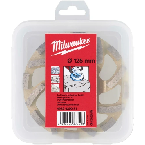 Чашка алмазна шліфувальна Milwaukee Speedcross SDCWU Ø125x22.23 мм (4932430081)