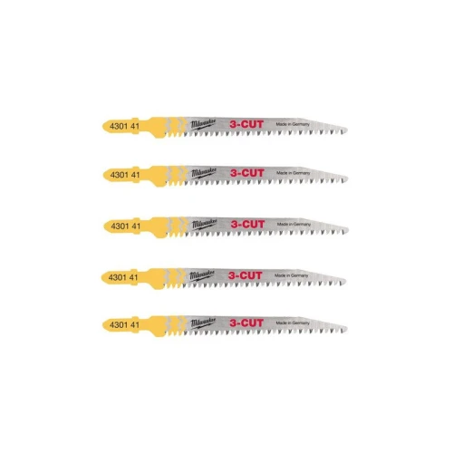 Полотно для електролобзика по дереву Milwaukee T234X 3CUT 91x2.5 мм (5 шт.) (4932430141)