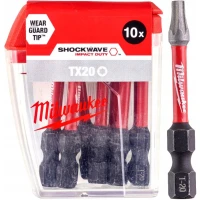 Бита Milwaukee SHOCKWAVE TX20 x 50 мм (10 шт.) (4932430877)