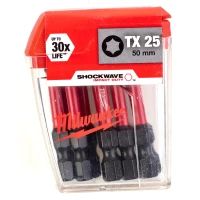 Бита Milwaukee SHOCKWAVE TX25 x 50 мм (10 шт.) (4932430882)
