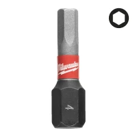Бита Milwaukee SHOCKWAVE Hex 4.0 x 25 мм (2 шт.) (4932430895)