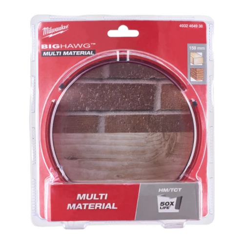 Коронка по мультиматеріалах Milwaukee BIG HAWG TCT (159 мм) (4932464938)