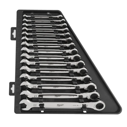 Набір метричних ключів з тріскачкою Milwaukee MAXBITE (15 шт.) (4932464994)