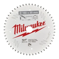 Пильный диск по алюминию Milwaukee Alu PFTE 52 HW 160х20х2.2 мм (4932471292)
