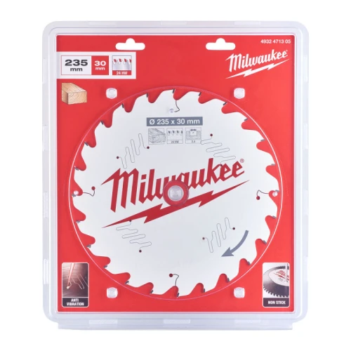 Пильний диск по дереву Milwaukee PFTE 24 HW 235x30x2.4 мм (4932471305)