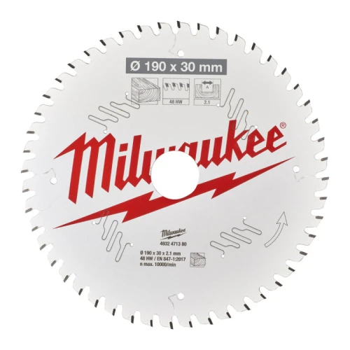 Пильний диск по дереву Milwaukee PFTE Thin Kerf 48 HW 190x30x2.1 мм (4932471380)