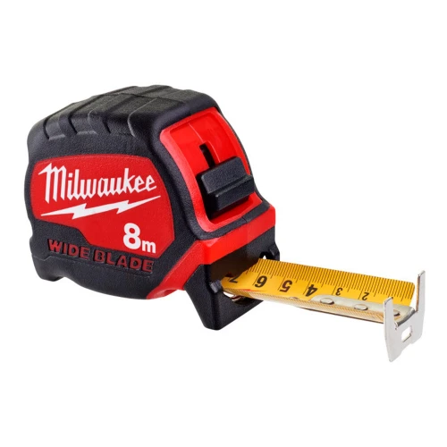 Рулетка Milwaukee WIDE BLADE 8 м x 33 мм (4932471816)