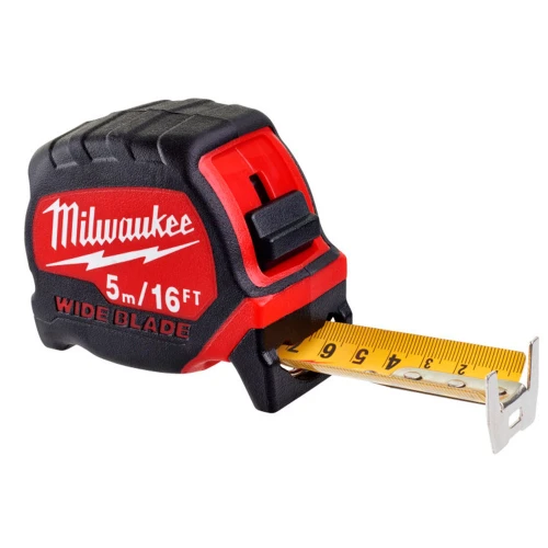 Рулетка Milwaukee WIDE BLADE 5 м / 16 фт x 33 мм (4932471817)
